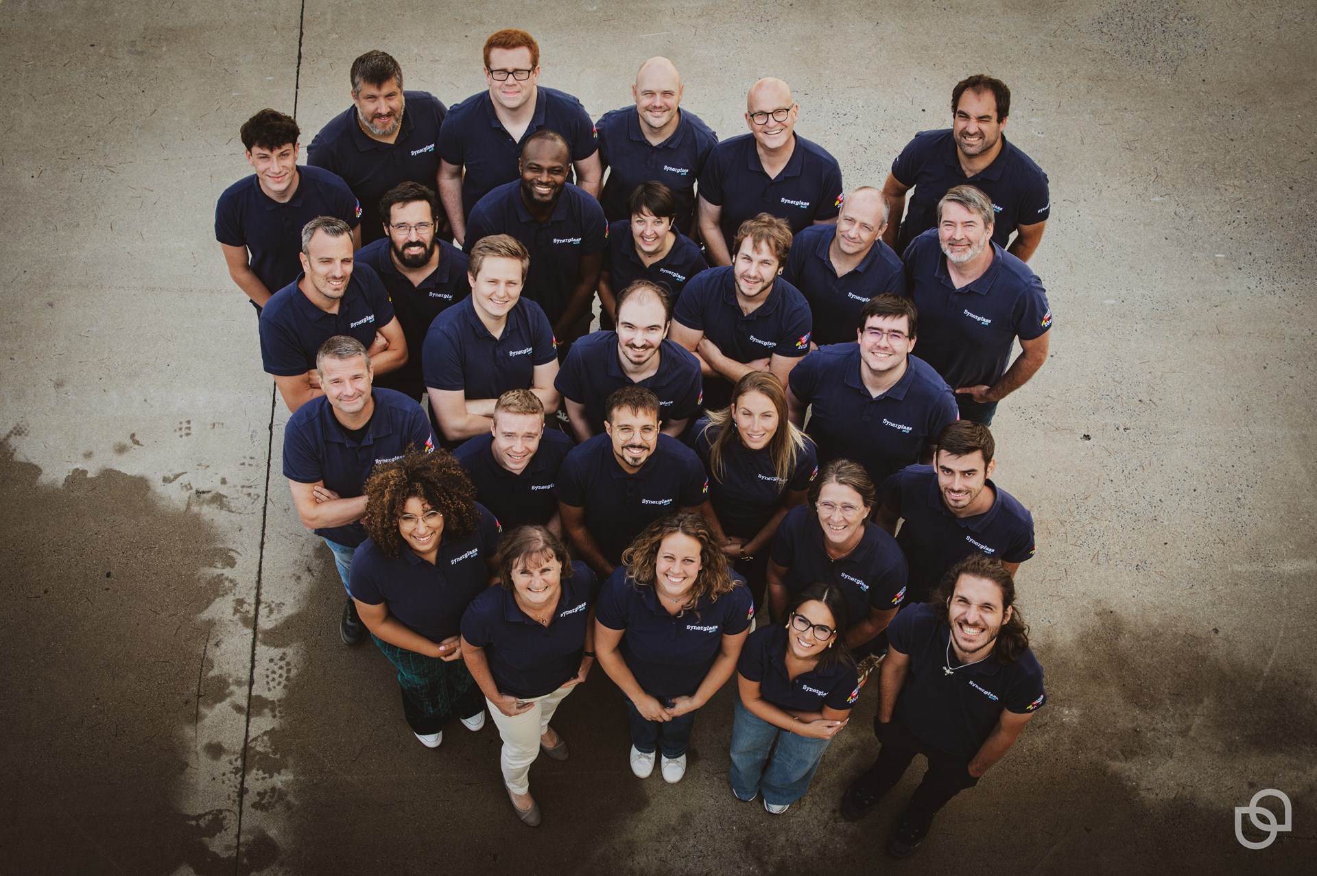 Equipe Synerglass - vue d'en haut